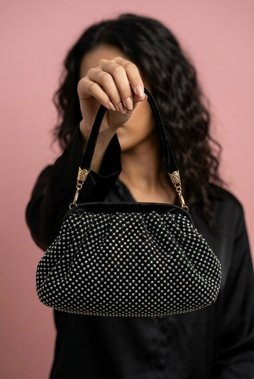 Blush Stardust Clutch