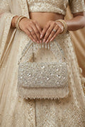 Ivory Cascade Clutch