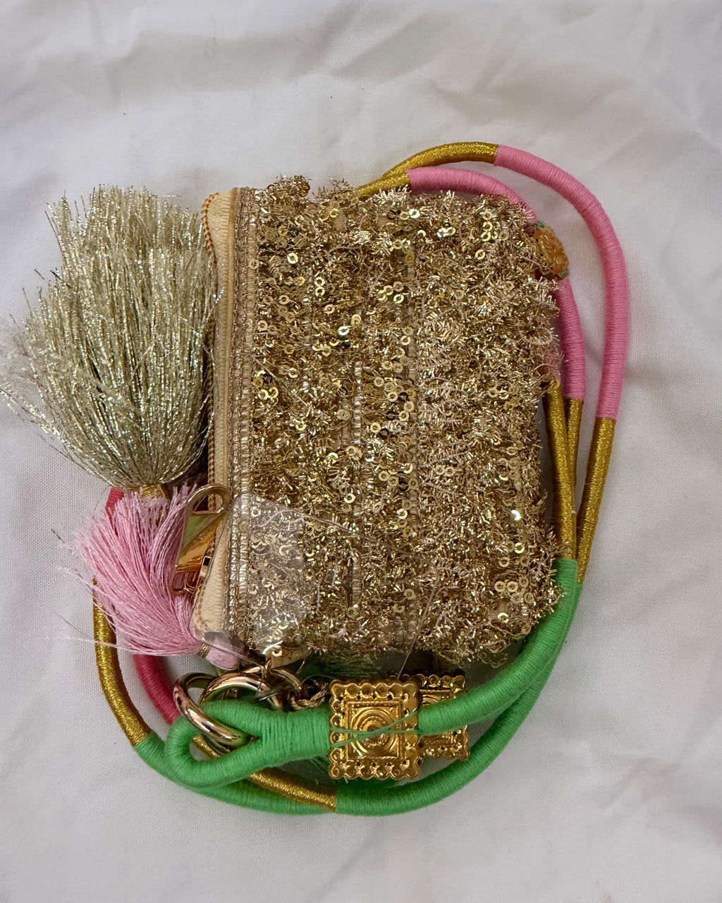 Luxe Tassel Phone Pouch+Sling