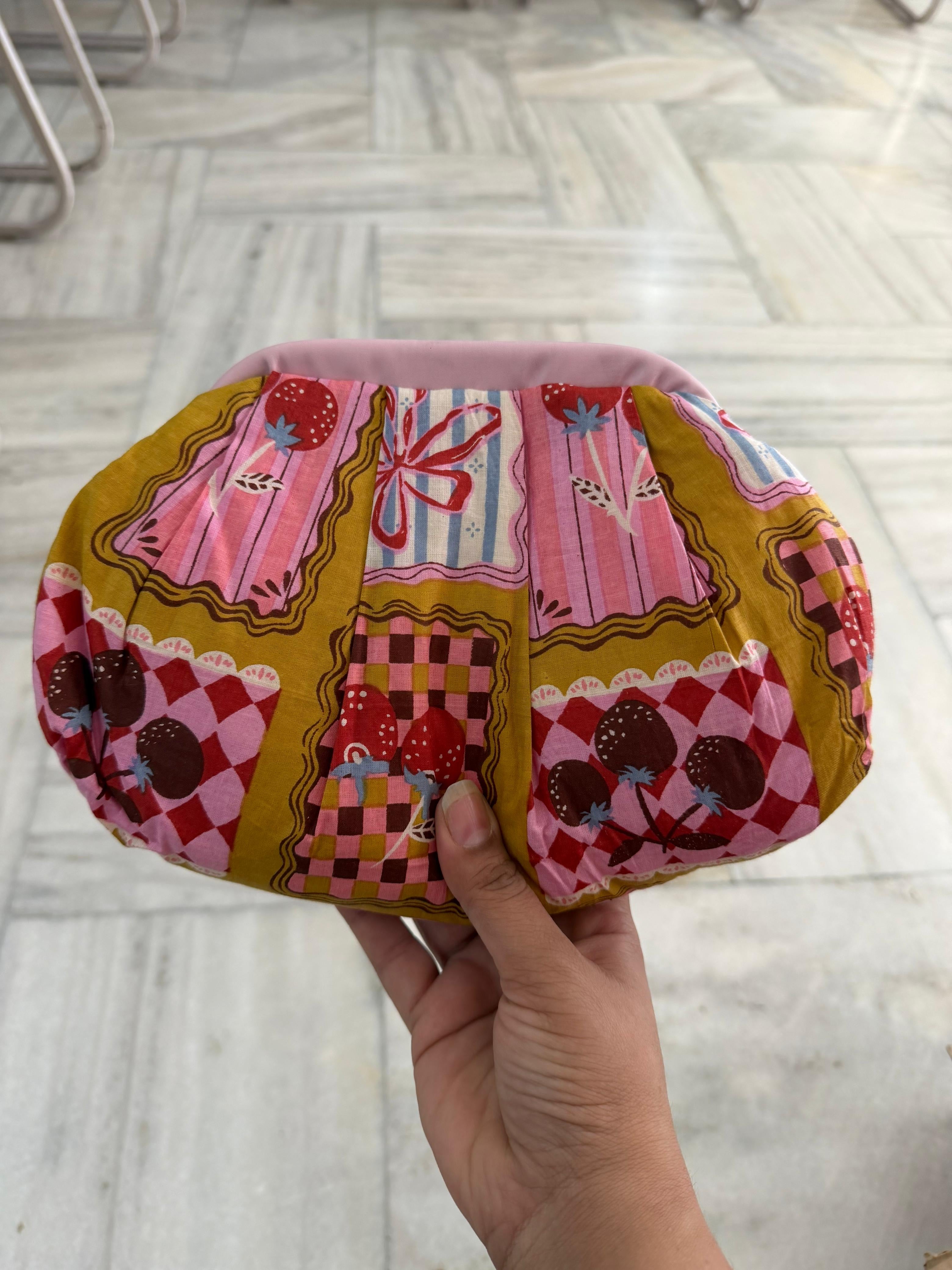 Candy Pop Printed Statement Clutch
