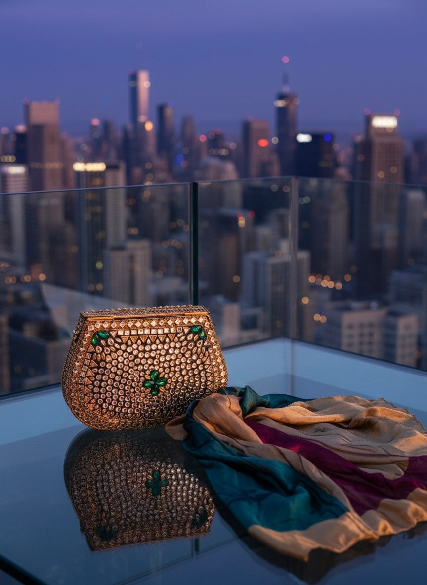 Royale Kundan Clutch
