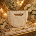 Ivory Pearl Luxe Handbag
