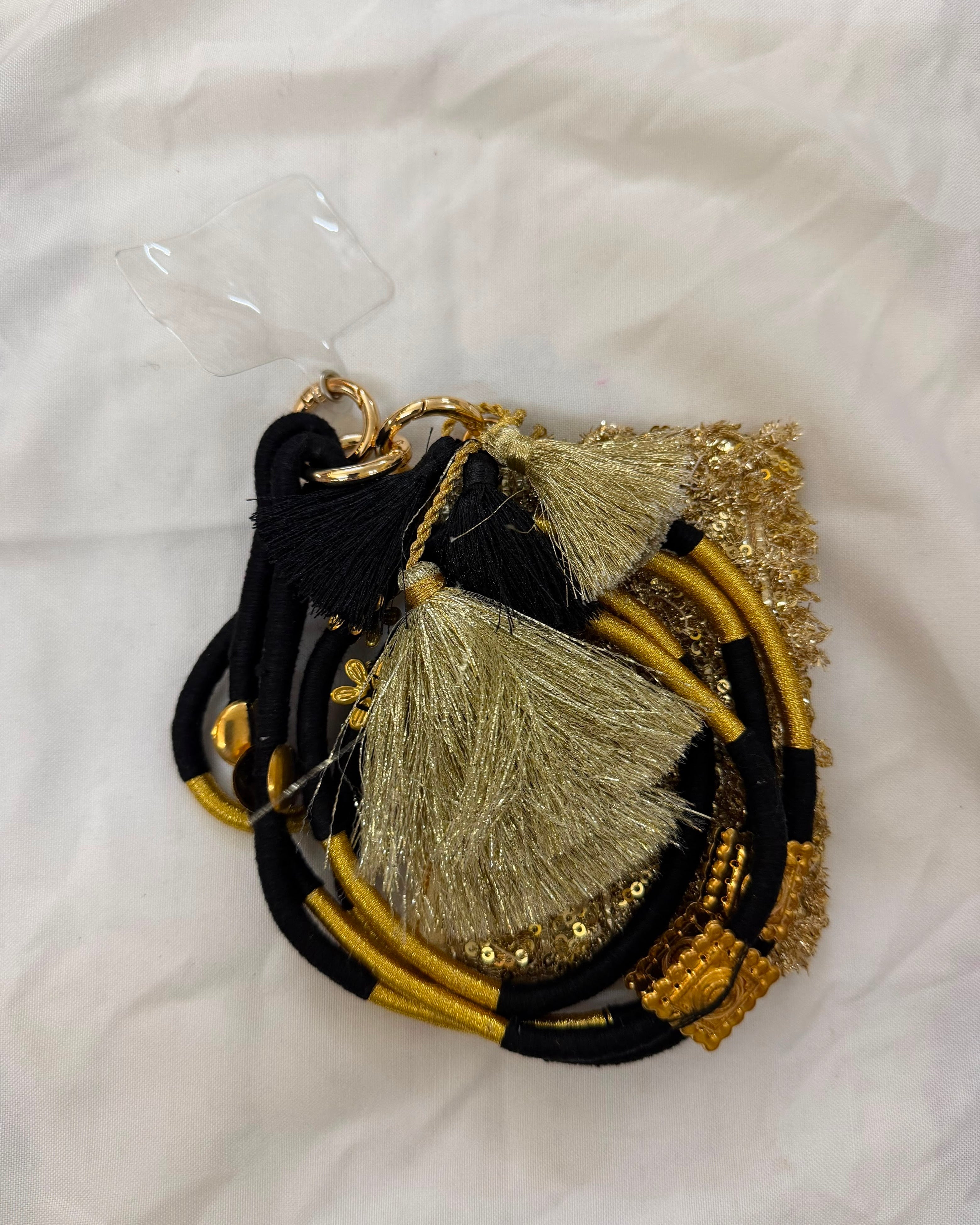 Luxe Tassel Phone Pouch+Sling