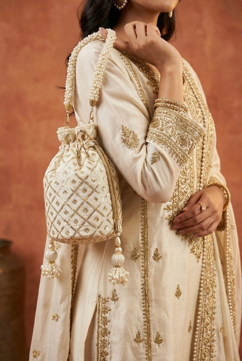 Pearl Étoile Potli Bag