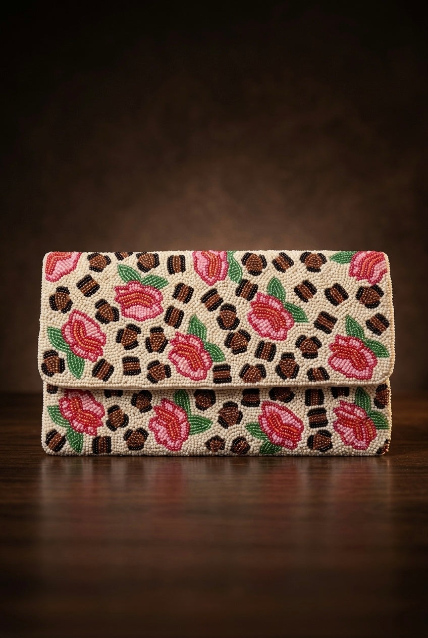 Rosé Blossom Clutch