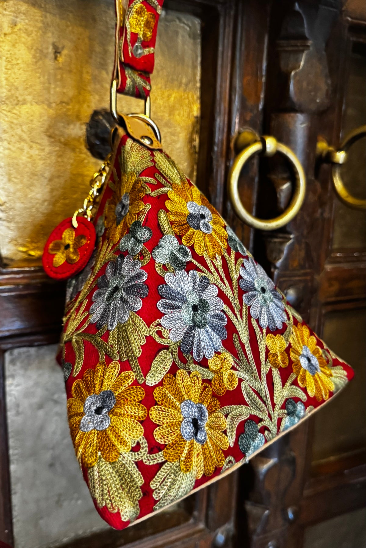 Kashmiri Bloom Embroidered Bag