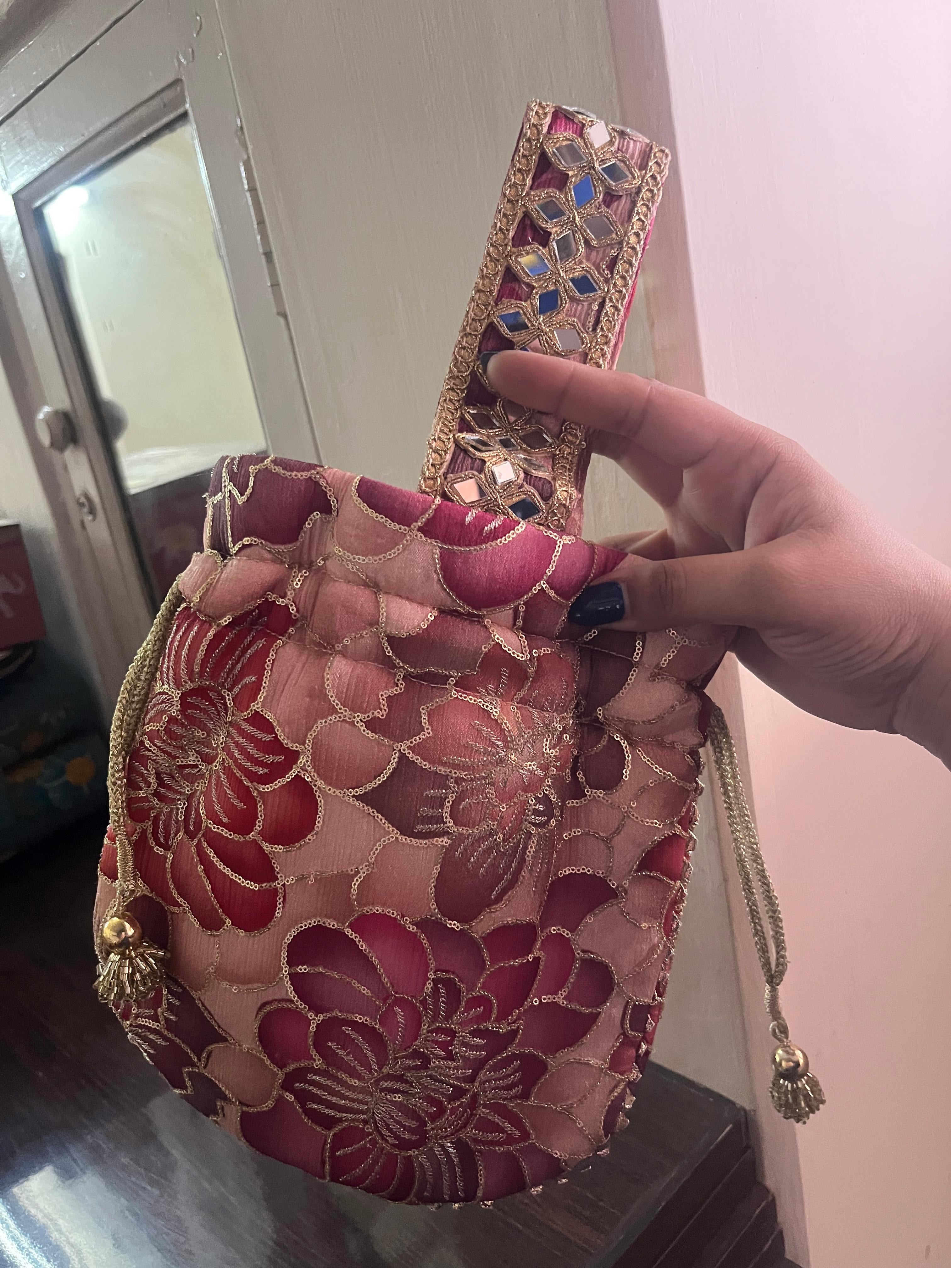 Gulbahaar Pink Potli
