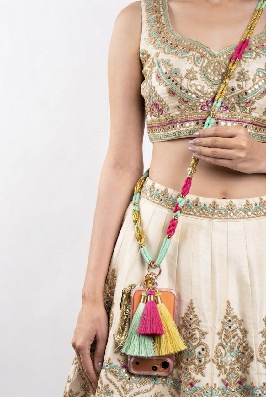 Luxe Tassel Phone Pouch+Sling