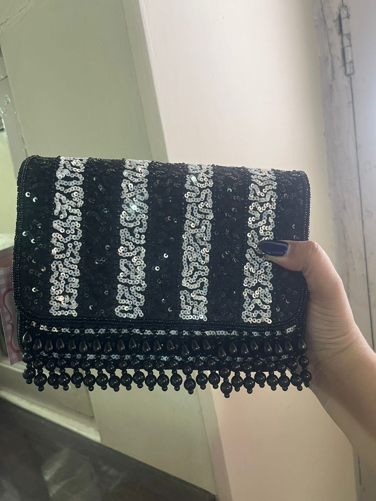 Phoenix Spark Clutch (Silver Black)