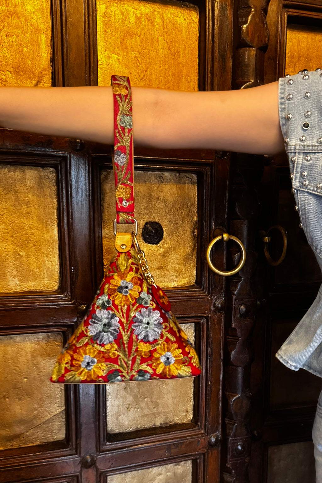 Kashmiri Bloom Embroidered Bag