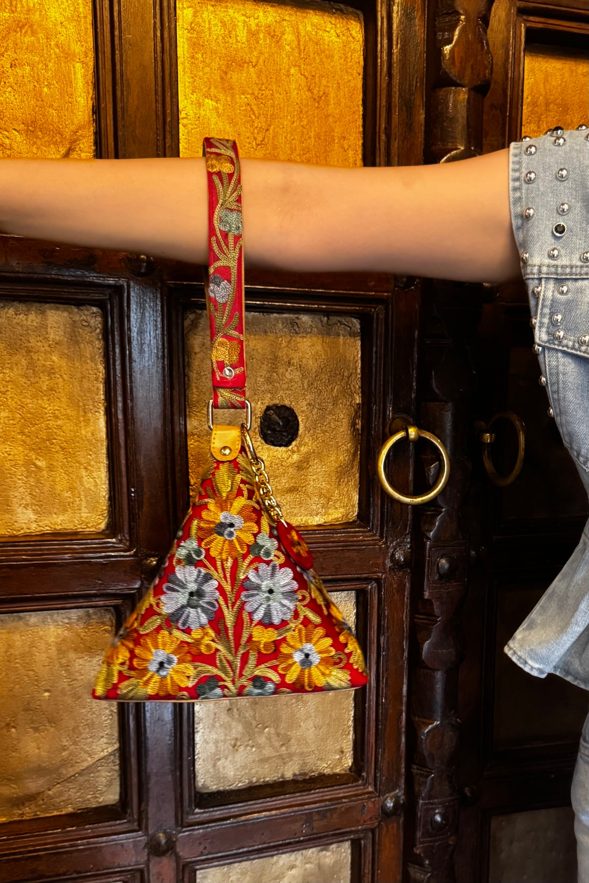 Kashmiri Bloom Embroidered Bag