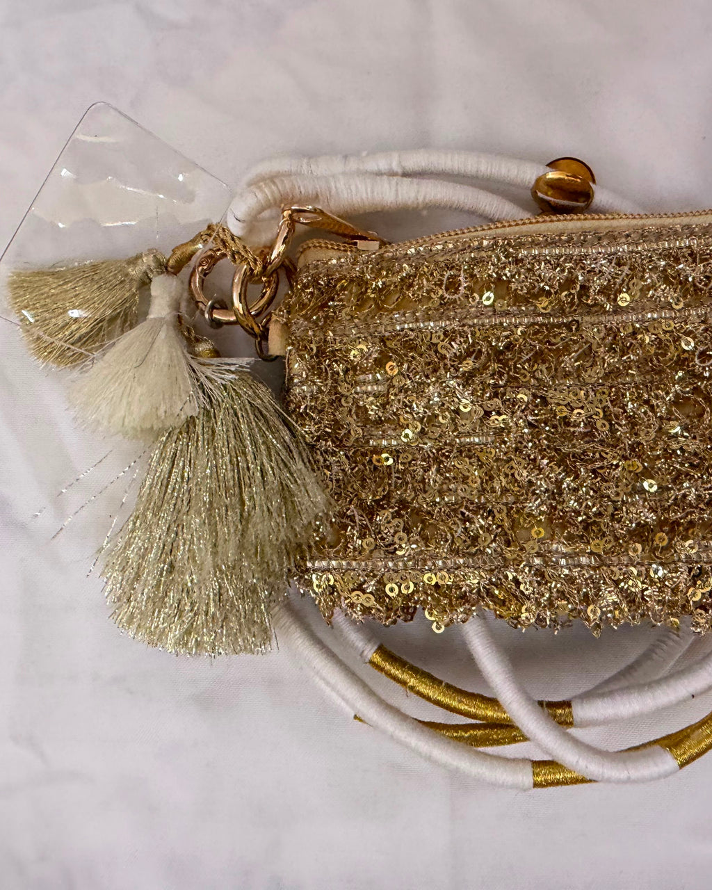 Luxe Tassel Phone Pouch+Sling