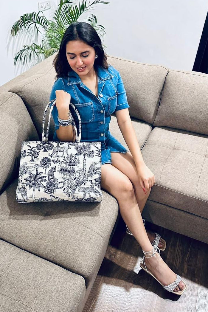Jungle Sketch Tote Bag