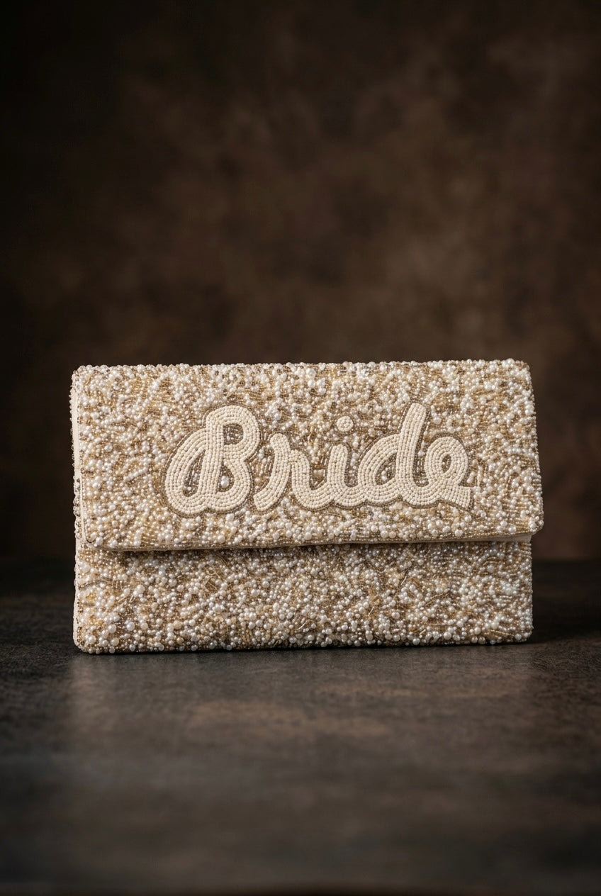 Pearl Bride Clutch