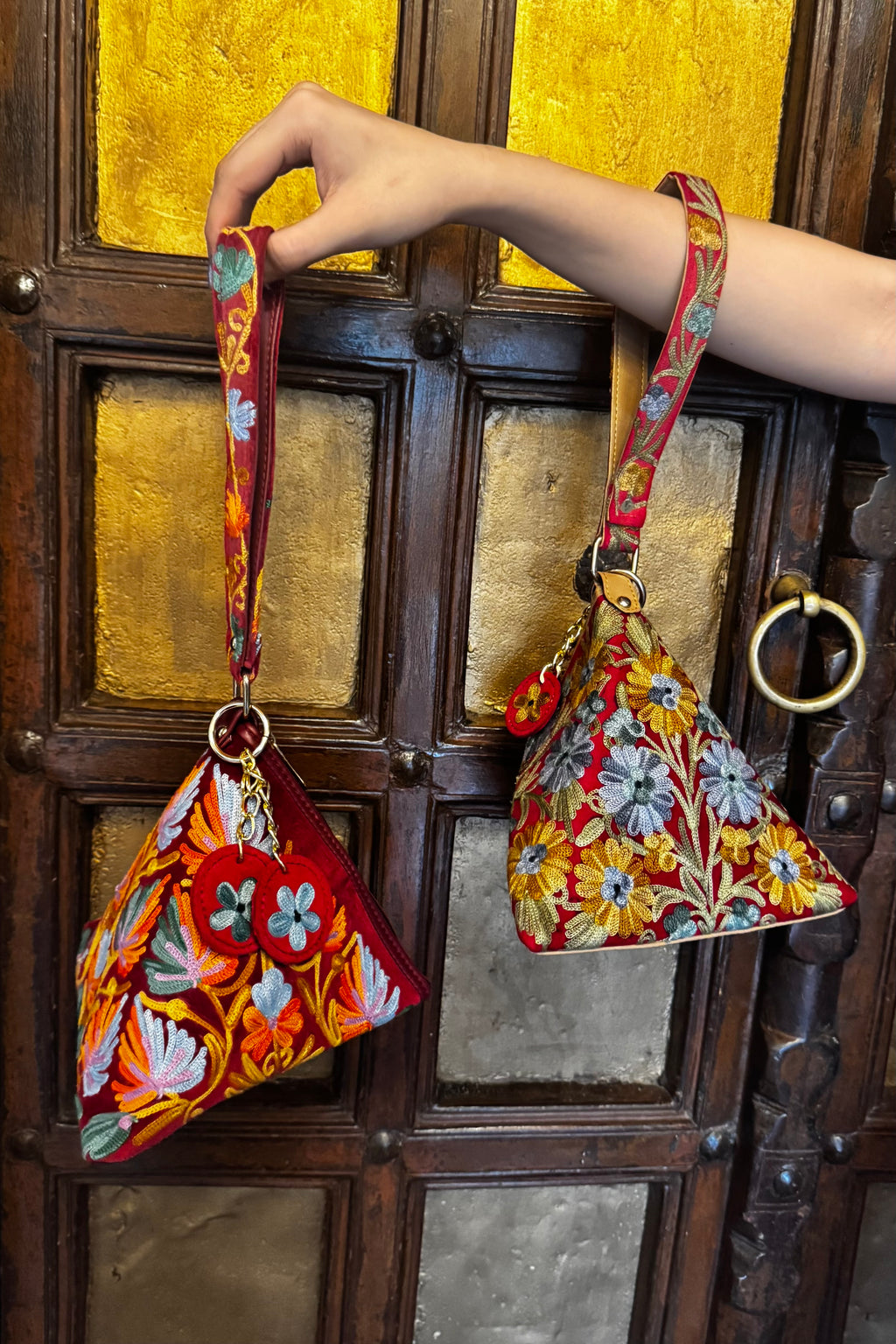 Kashmiri Bloom Embroidered Bag