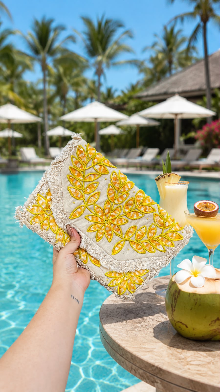 Autumn Pop Envelope Clutch
