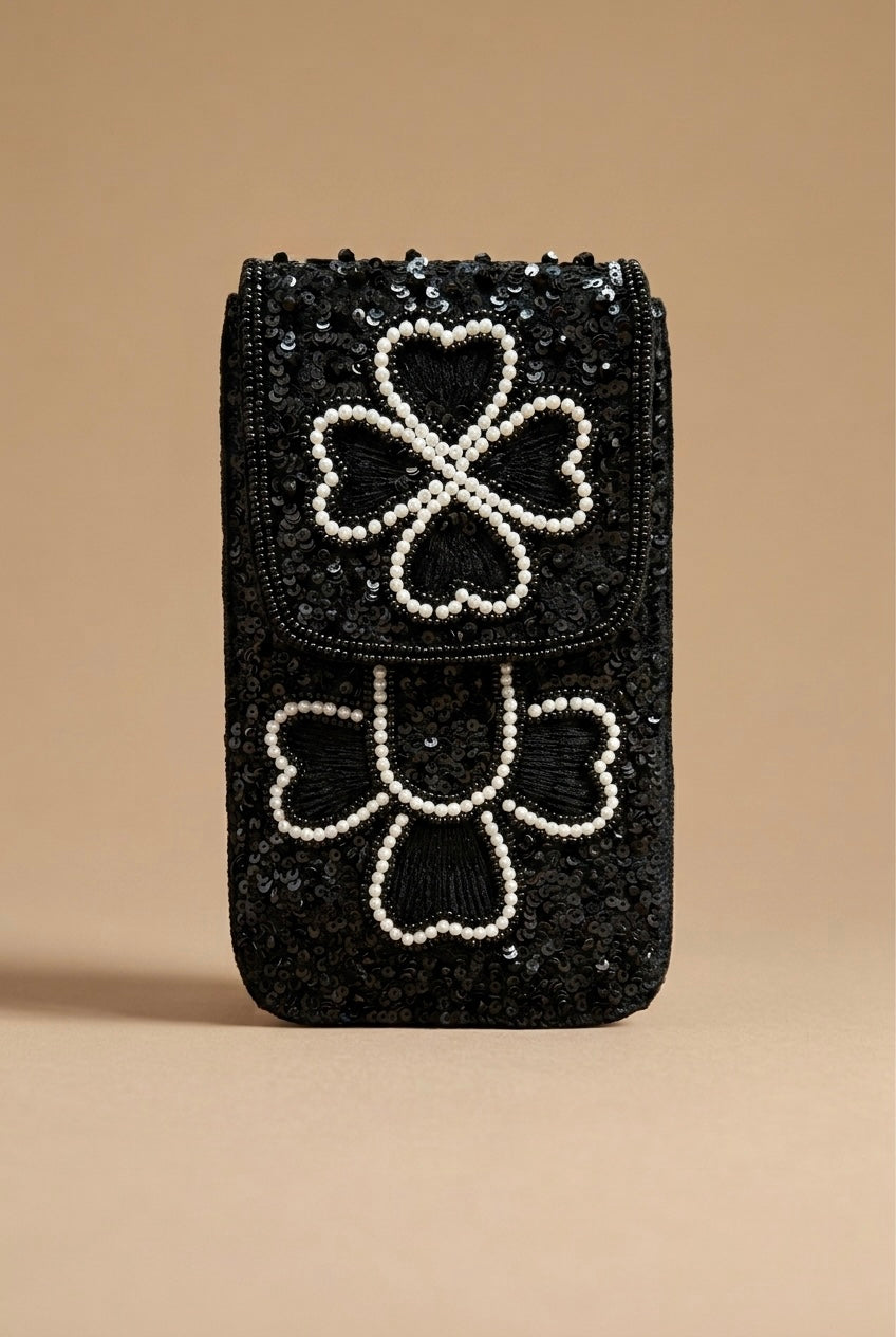 Heart Bloom Phone Pouch