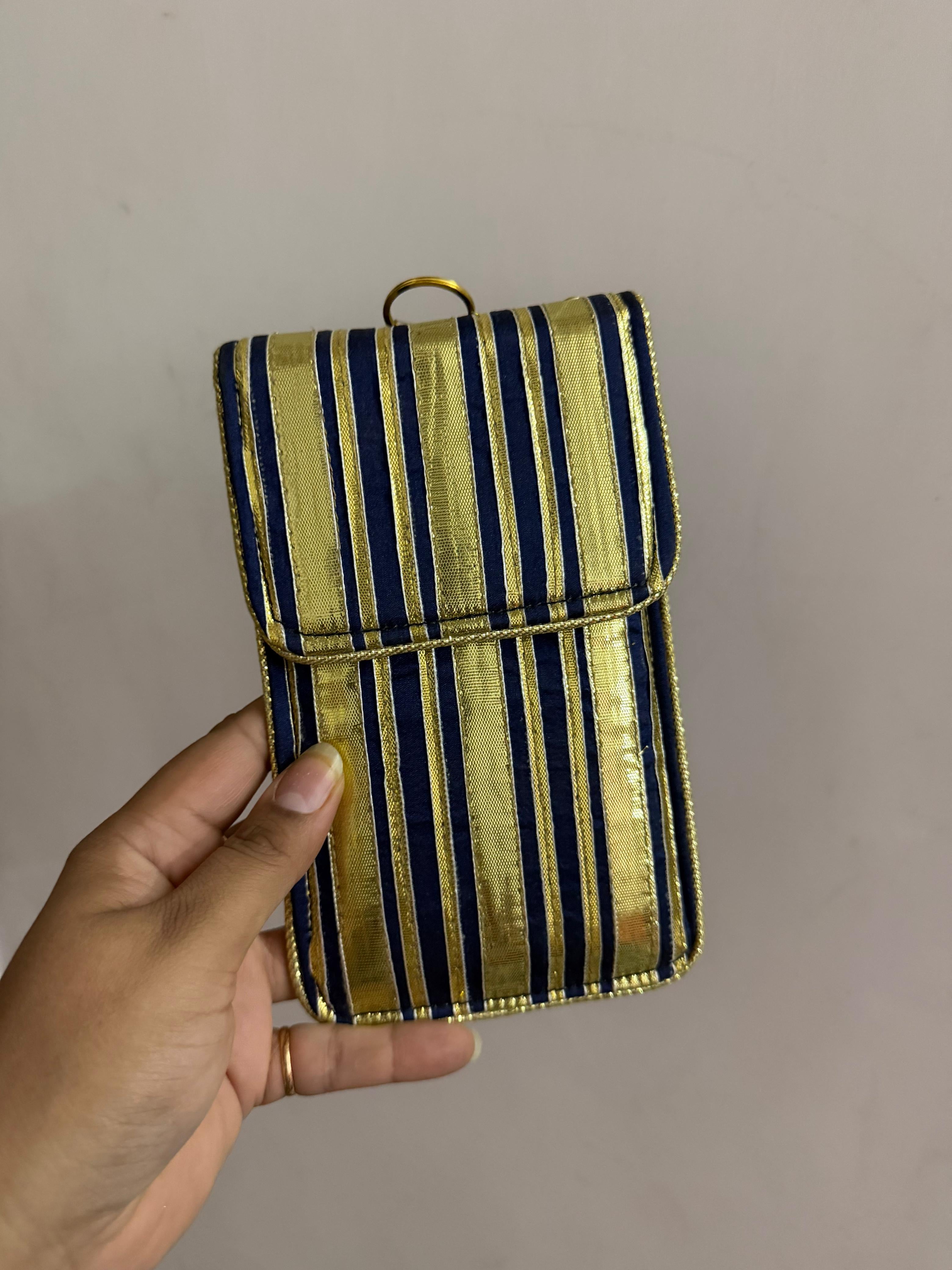 Lustre Stripe Phone Pouch