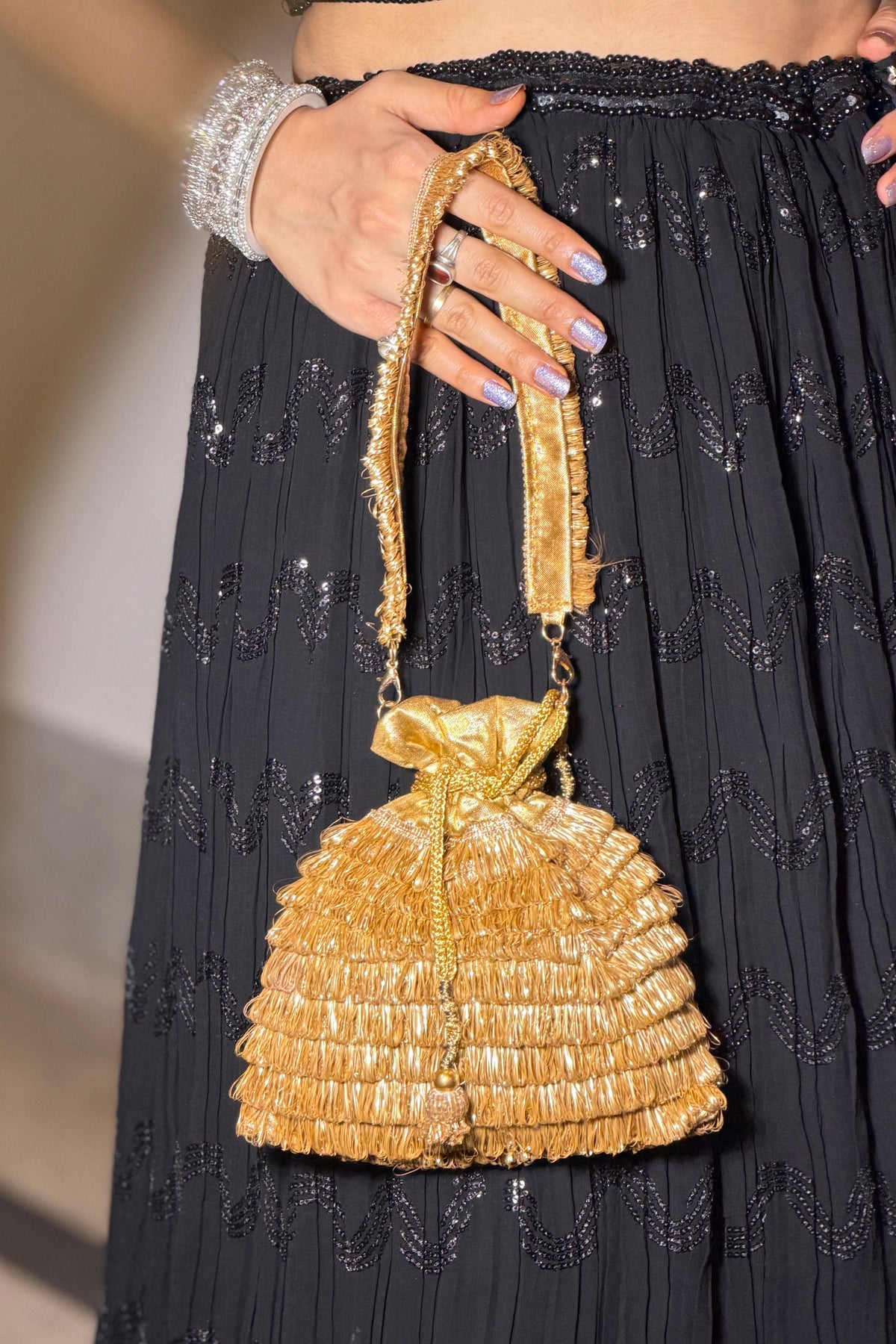 Golden Festive Kiran Potli
