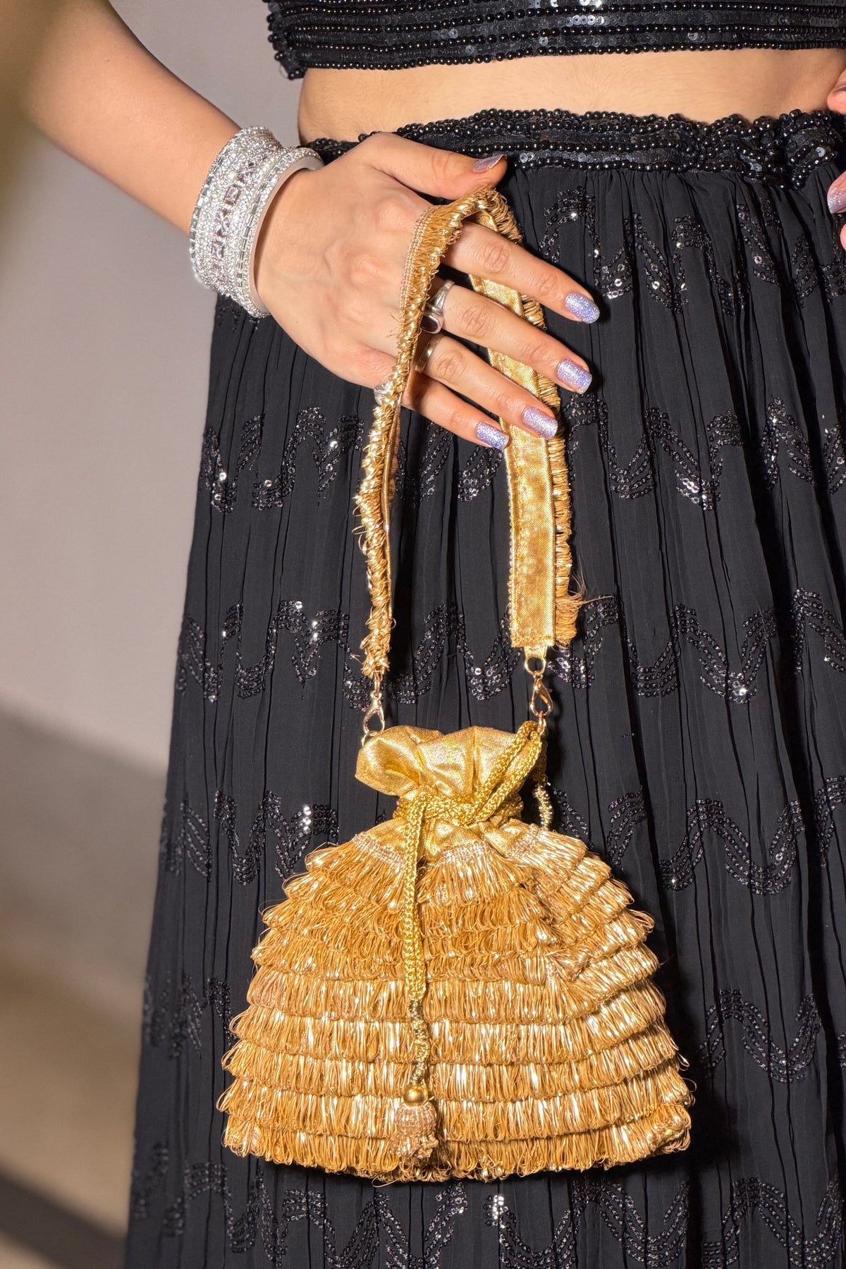 Golden Festive Kiran Potli