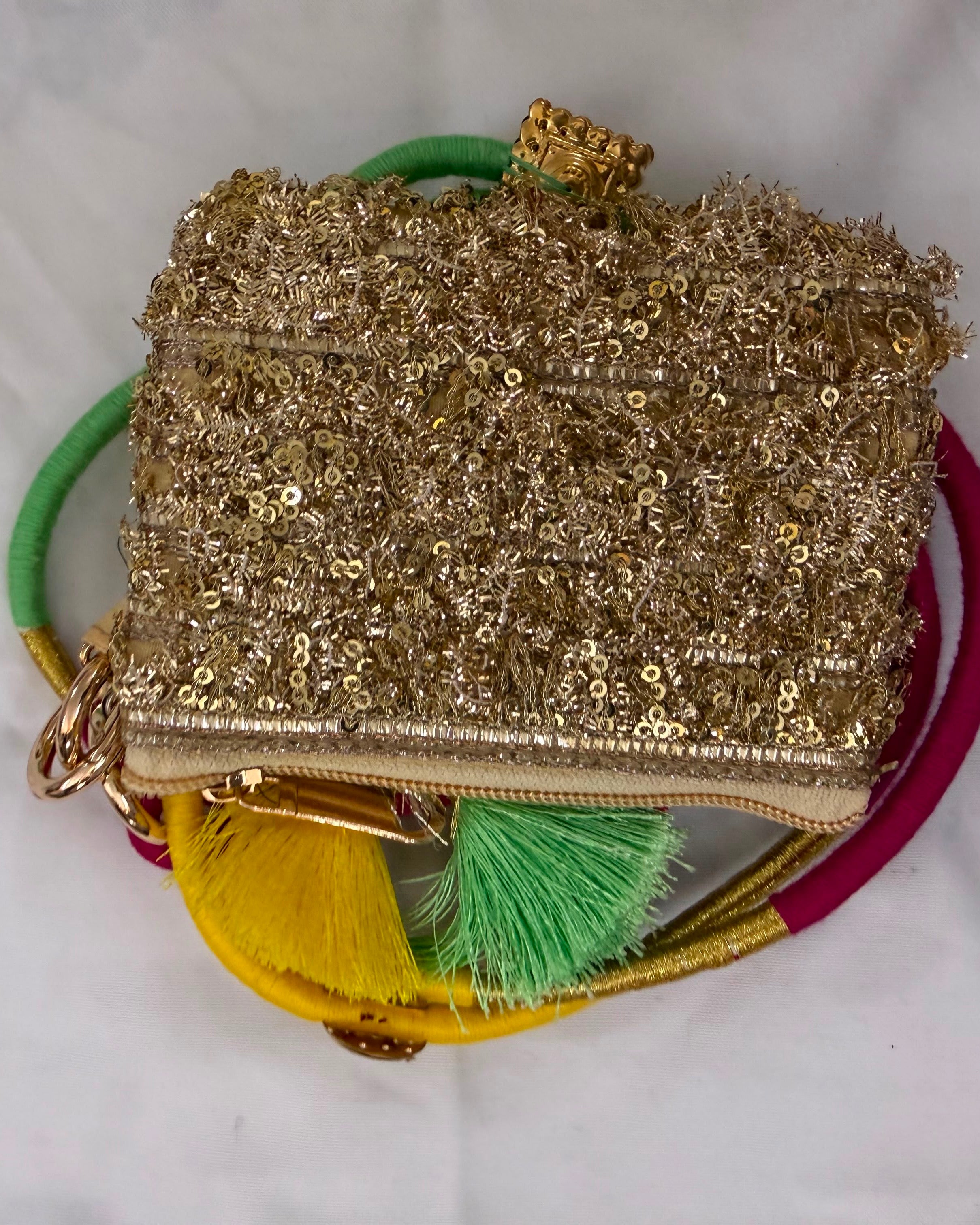 Luxe Tassel Phone Pouch+Sling