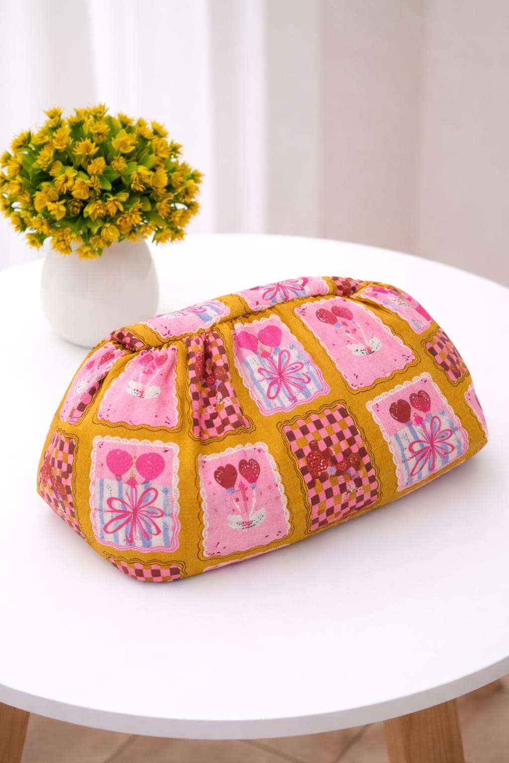 Candy Pop Printed Statement Clutch