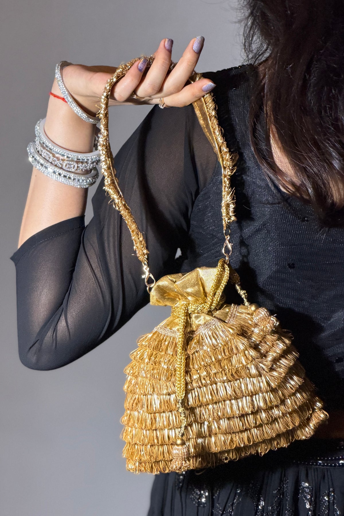 Golden Festive Kiran Potli