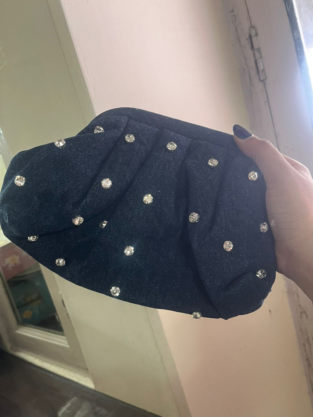 Midnight Stardust Clutch