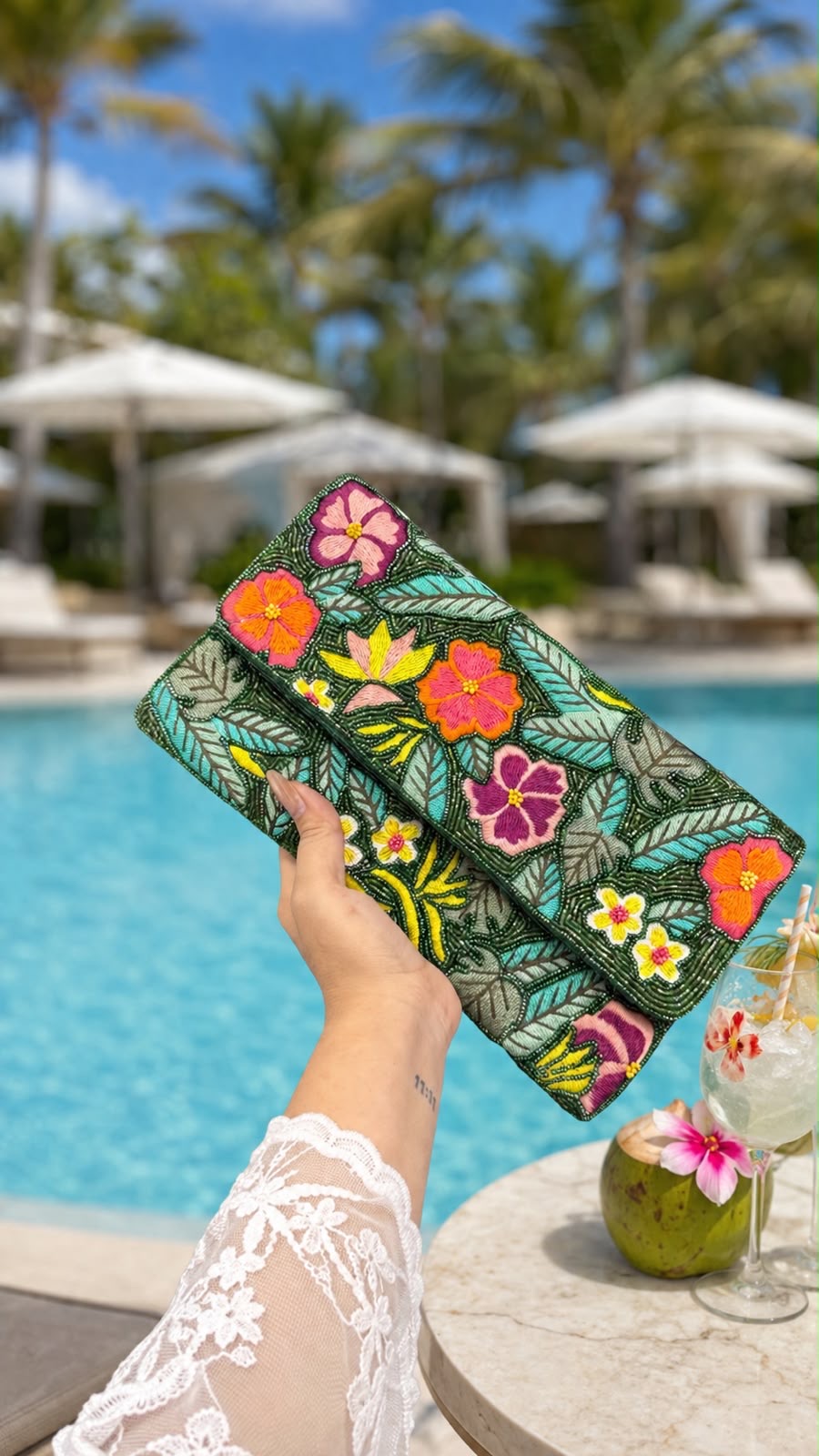 Botanical Bloom Clutch
