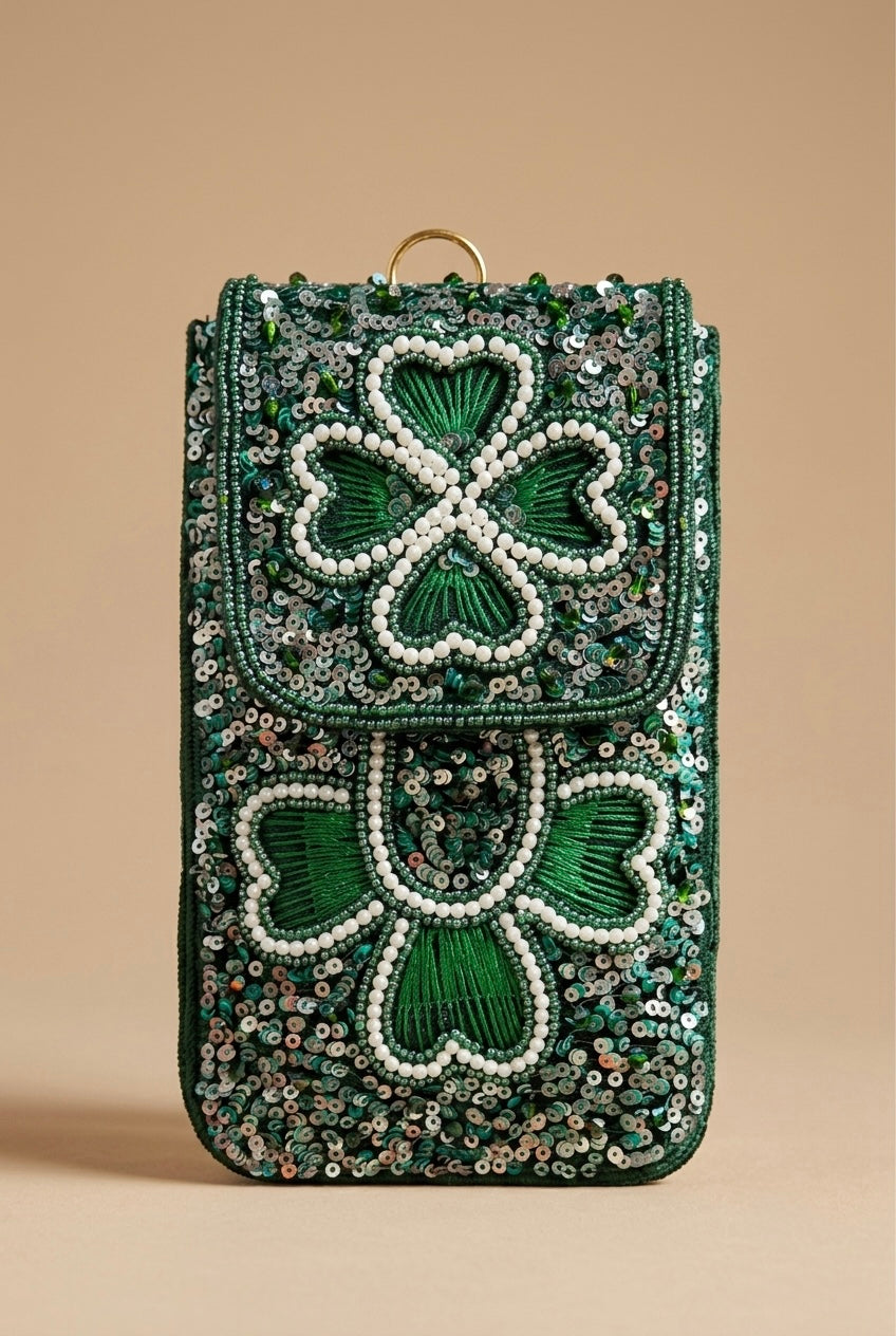 Heart Bloom Phone Pouch