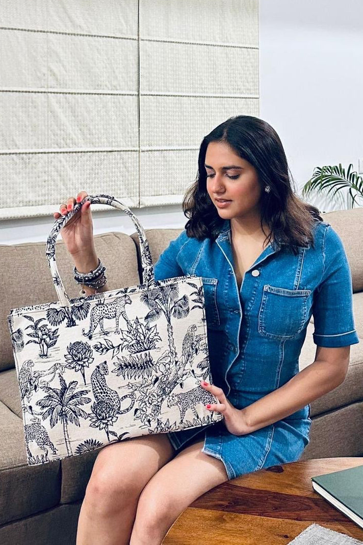 Jungle Sketch Tote Bag