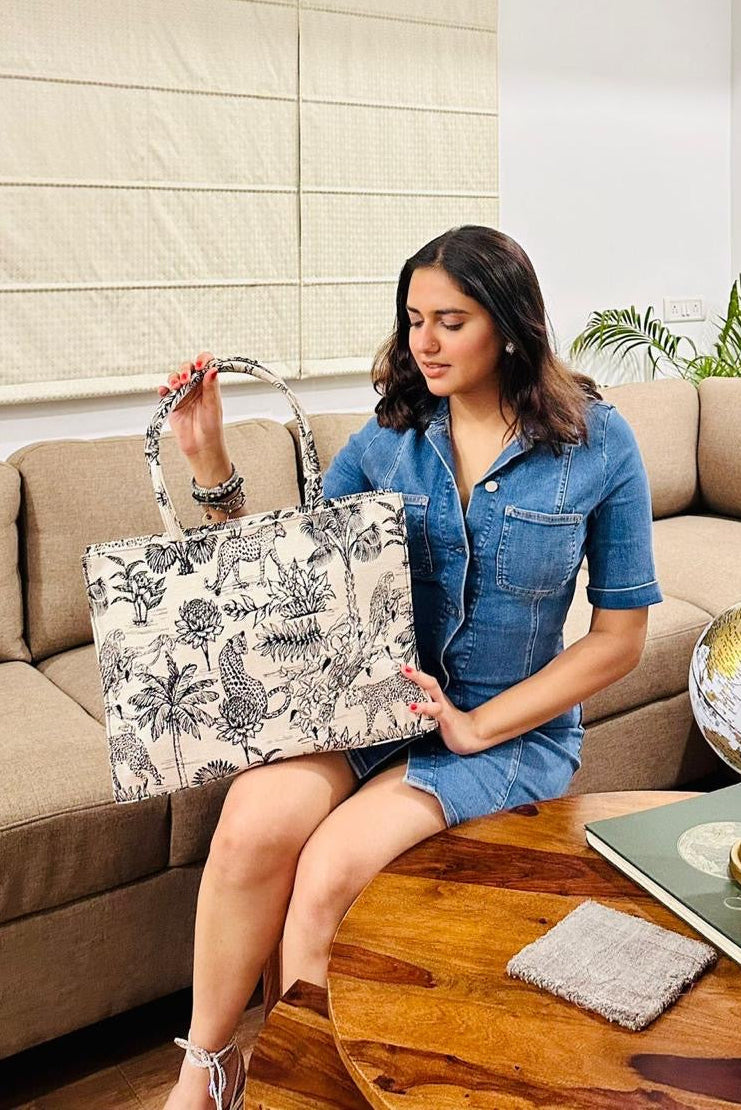 Jungle Sketch Tote Bag