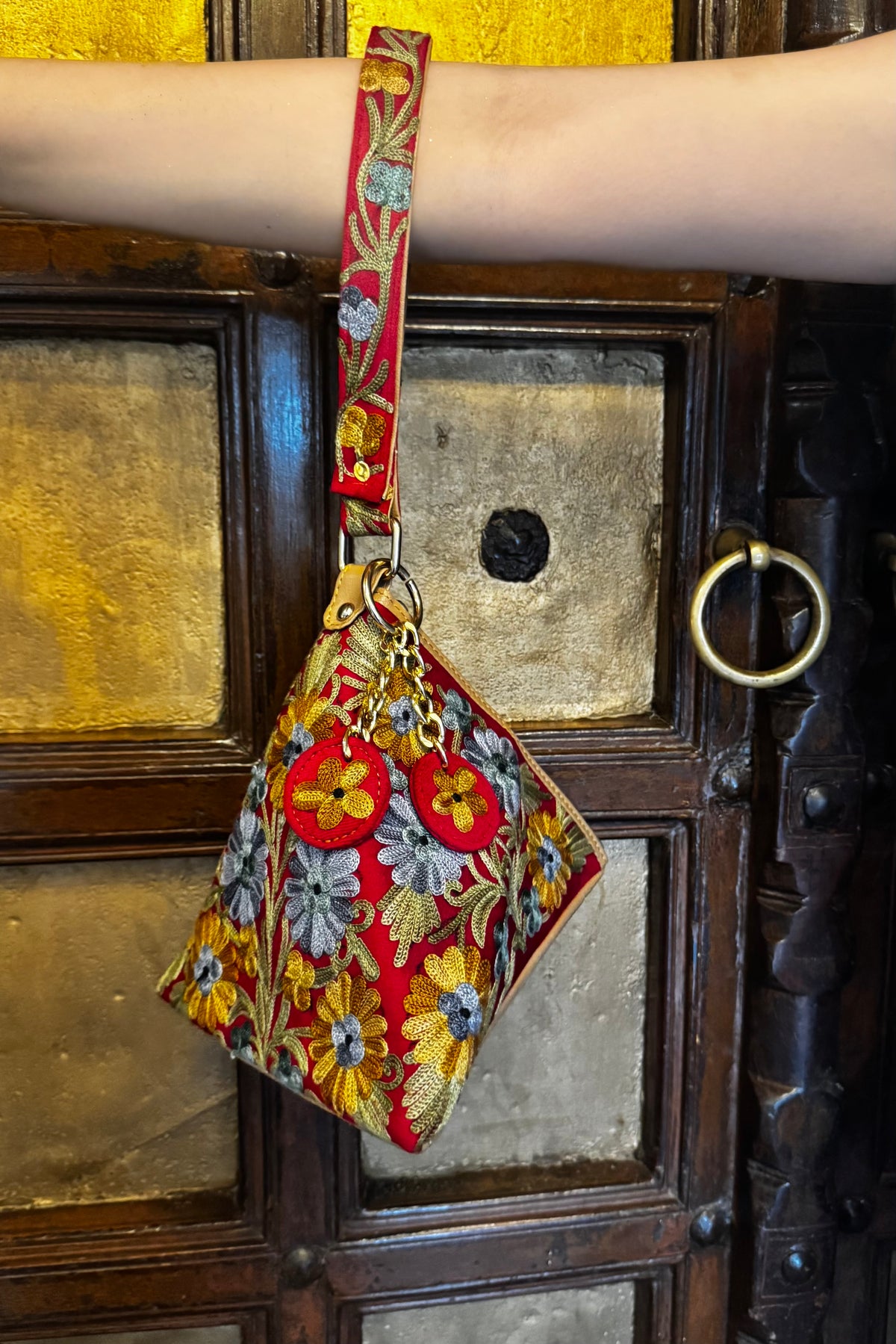 Kashmiri Bloom Embroidered Bag