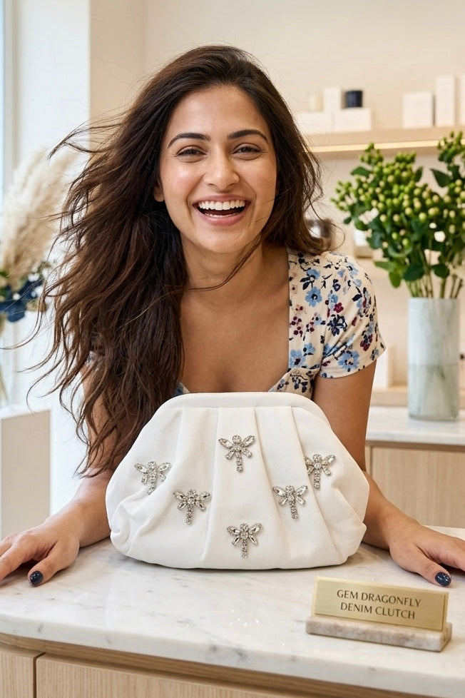 Crystal Dragonfly Clutch