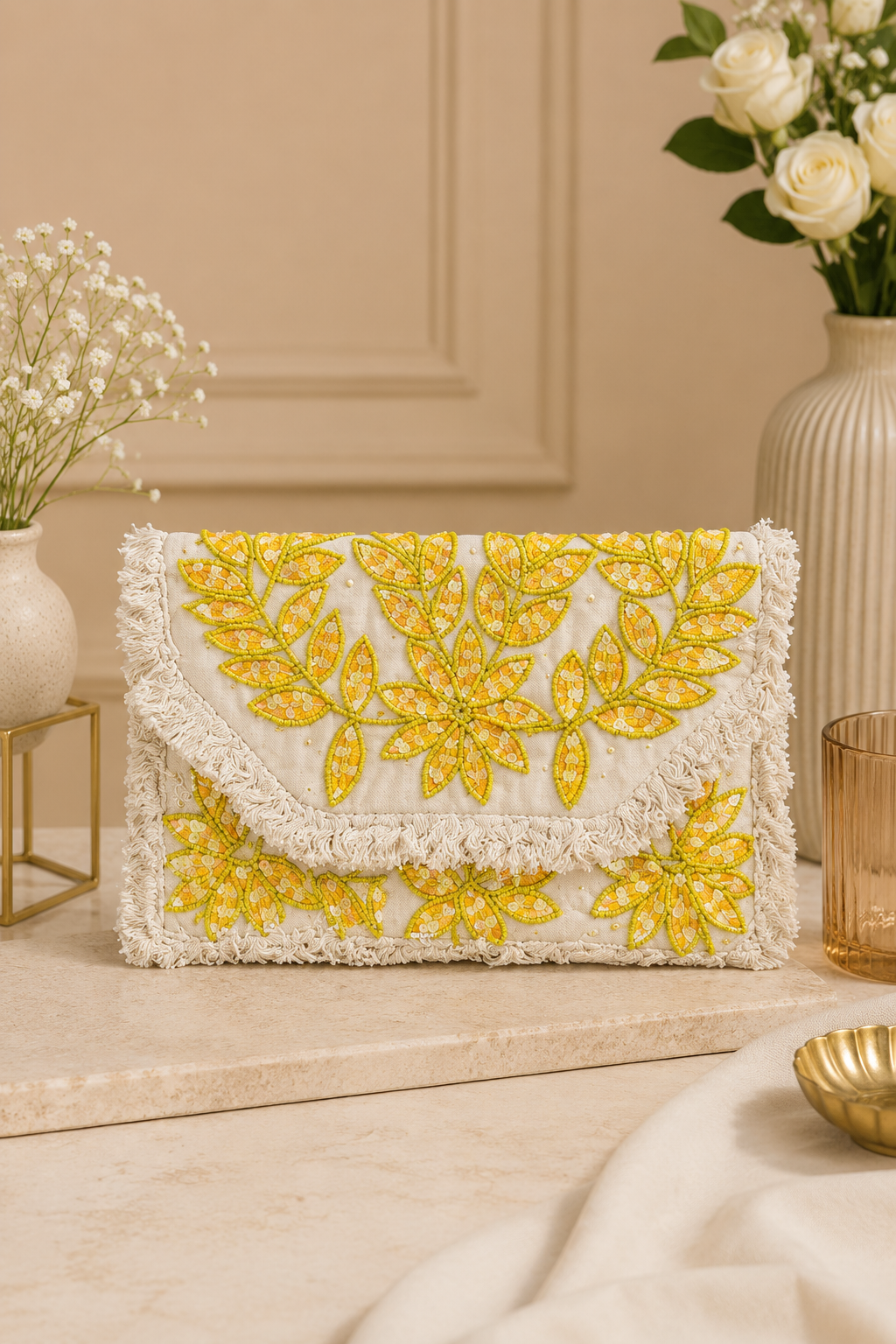 Autumn Pop Envelope Clutch